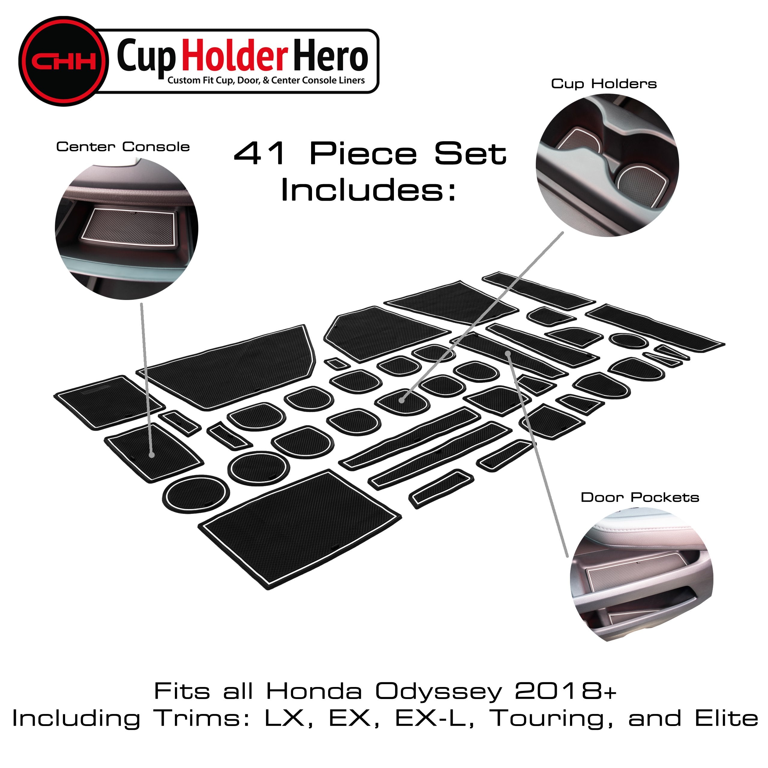 CupHolderHero for Honda Odyssey 20182022 Cup Holder Hero