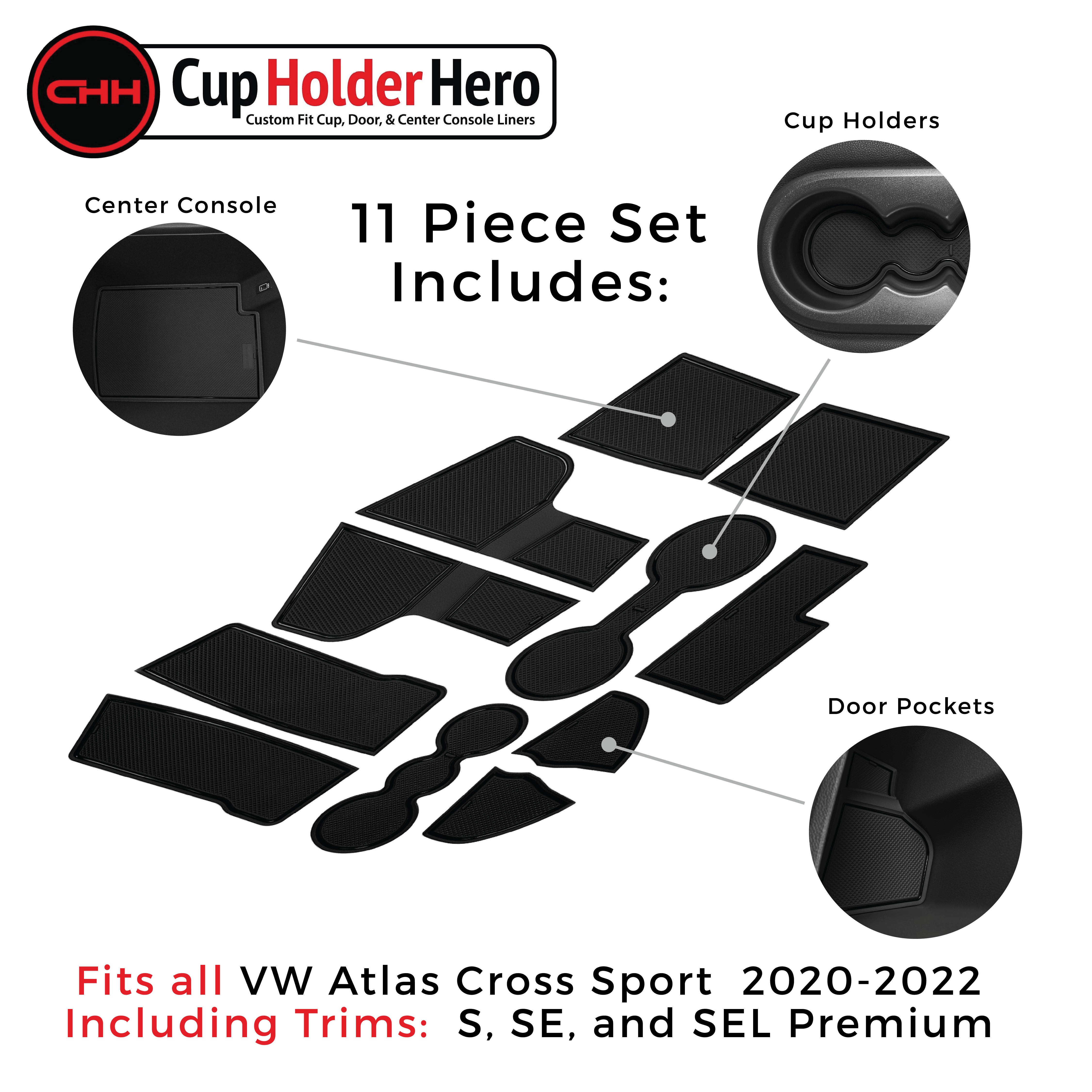 CupHolderHero for Volkswagen Atlas Cross Sport 20202022 Cup Holder Hero