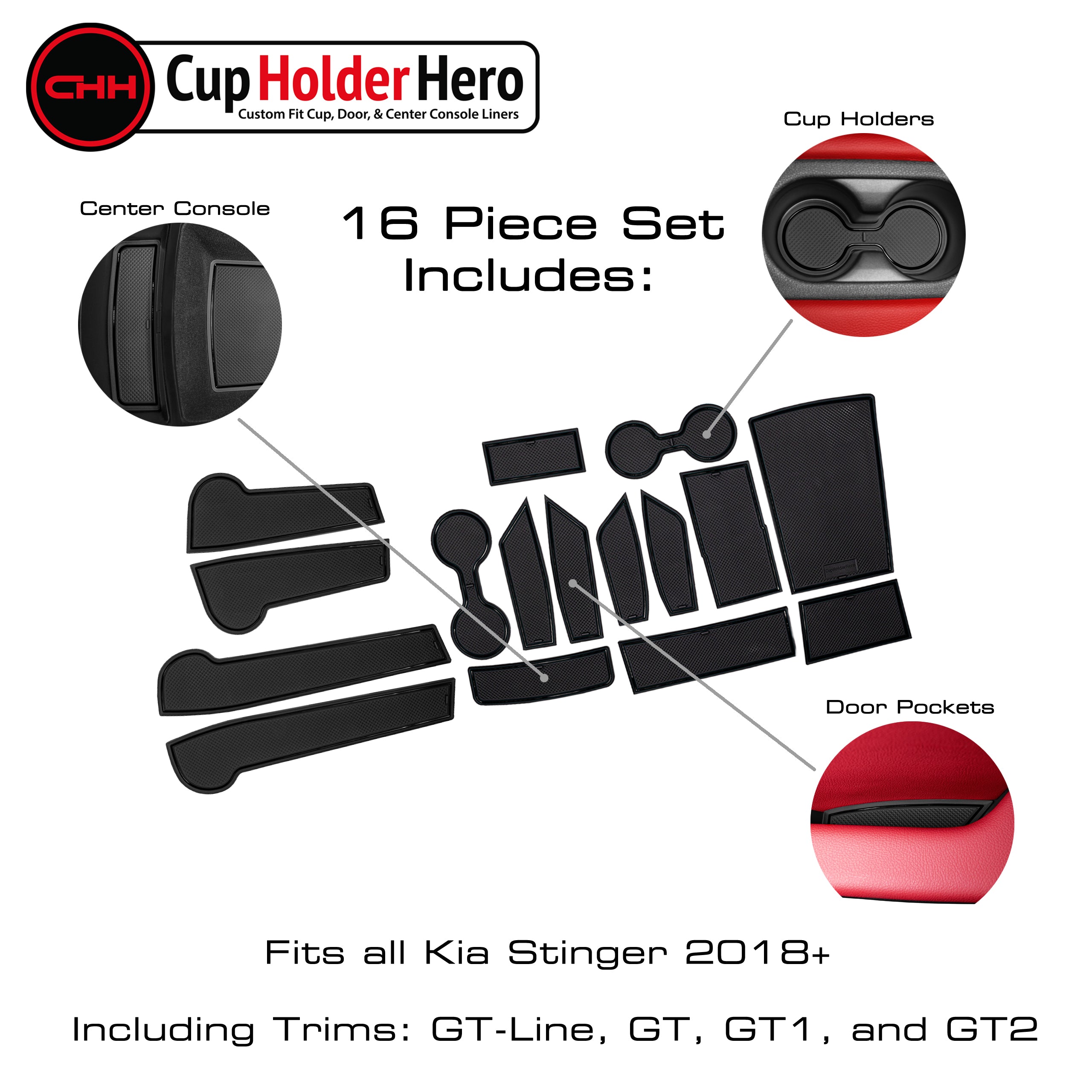 CupHolderHero for Kia Stinger 20182022 Cup Holder Hero
