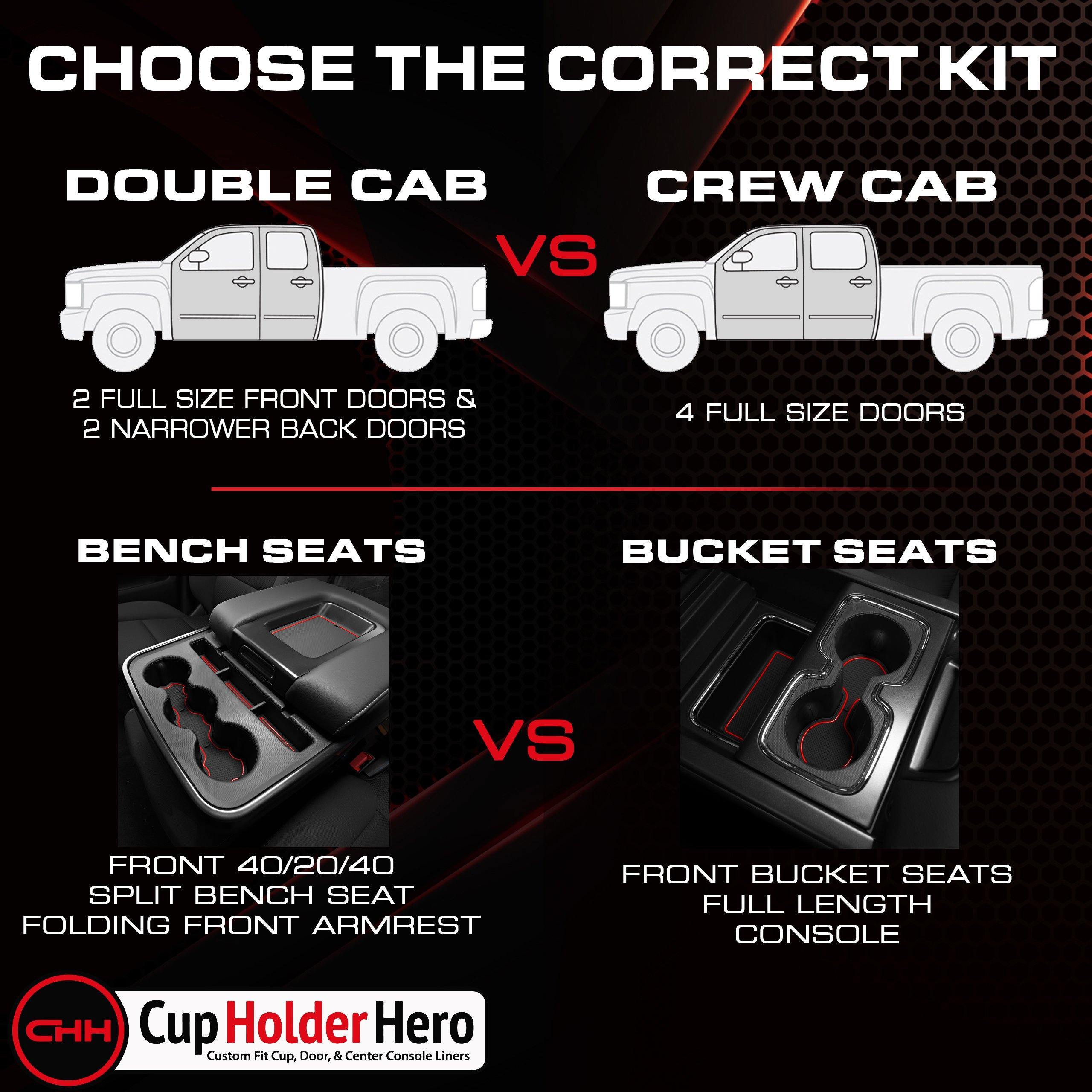 CupHolderHero for Chevy Silverado 1500 and GMC Sierra 2014 2018