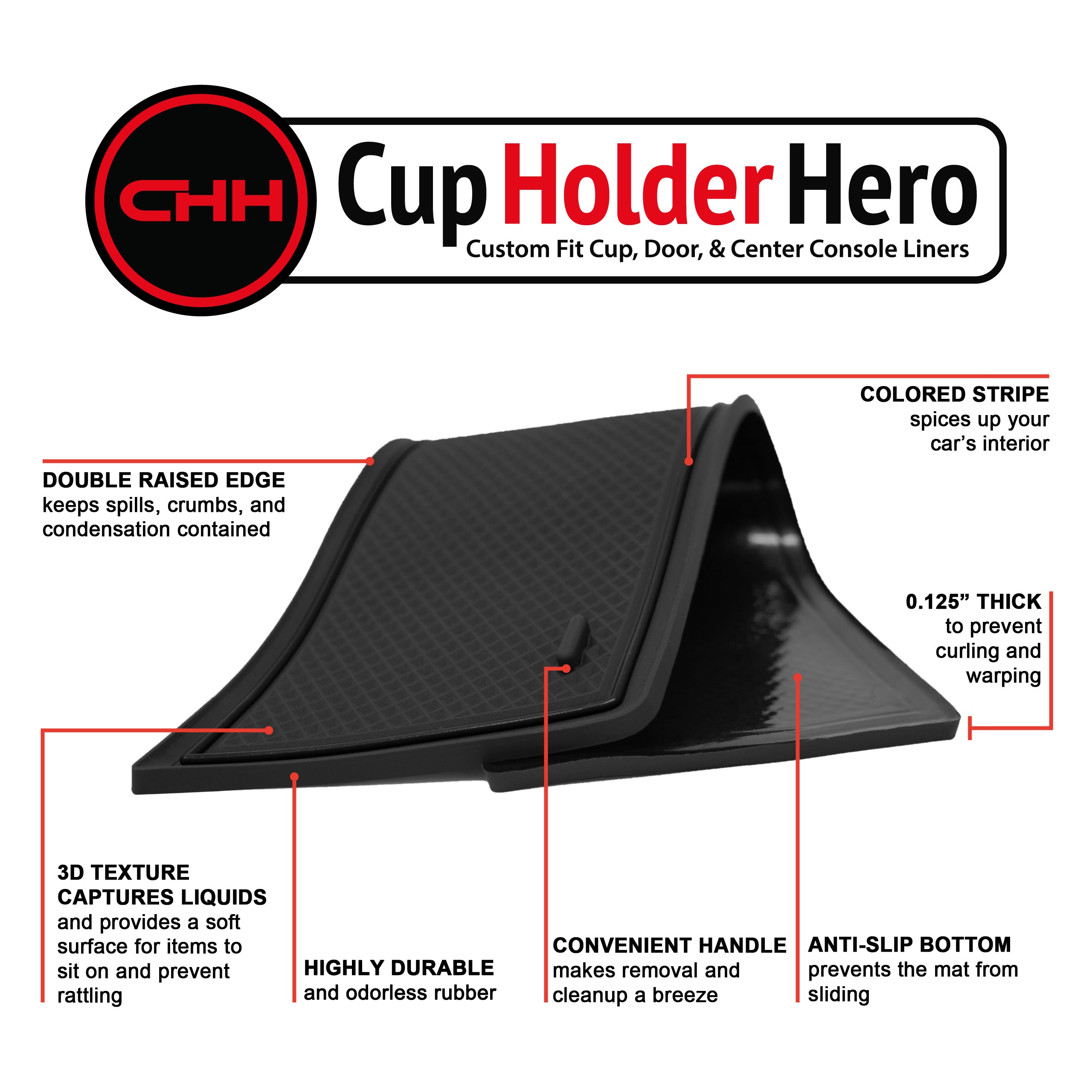 CupHolderHero for Nissan Armada 2017 2020 Cup Holder Hero